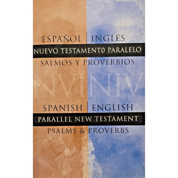 Spanish/English Parallel New Testament Psalms/Proverbs - Paperback - VERY GOOD - Picture 1 of 9